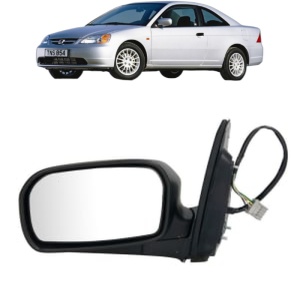 Oglinda Stanga HONDA CIVIC VII Coupe (EM2) din 2001 - 2005, Auto, Reglaj electric, Completa - Img 2