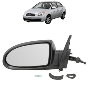 Oglinda Stanga HYUNDAI ACCENT III Saloon (MC) din 2005 - 2010, Auto, Reglaj mecanic, Completa - Img 2