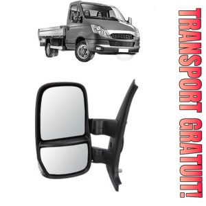 Oglinda Stanga IVECO DAILY V Platform/Chassis din 2011 - 2014, Auto, Reglaj manual, Completa