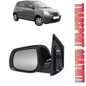 Oglinda Stanga KIA PICANTO I (SA) din 2004 - 2011, Auto, Reglaj electric, Completa