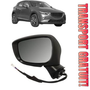 Oglinda Stanga MAZDA CX-3 (DK) din 2015 - 2018, Auto, Reglaj electric, Completa