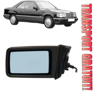 Oglinda Stanga MERCEDES-BENZ 124 Coupe (C124) din 1987 - 1993, Auto, Reglaj mecanic, Completa