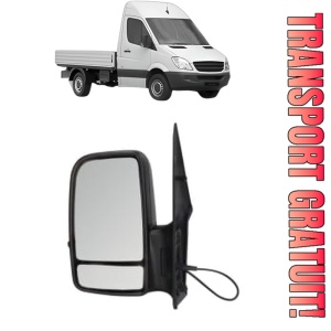 Oglinda Stanga MERCEDES-BENZ SPRINTER 3,5-t Platform/Chassis (B906) din 2006 - 2018, Auto, Reglaj manual, Completa