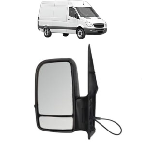Oglinda Stanga MERCEDES-BENZ SPRINTER 3,5-t Van (B906) din 2006 - 2018, Auto, Reglaj manual, Completa - Img 2