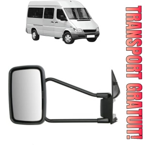 Oglinda Stanga MERCEDES-BENZ SPRINTER 3-t Bus (B903) din 1995 - 2006, Auto, Reglaj manual, Completa