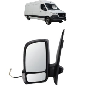 Oglinda Stanga MERCEDES-BENZ SPRINTER 4-t Van (B907, B910) din 2018 - 2025, Auto, Reglaj manual, Completa - Img 2