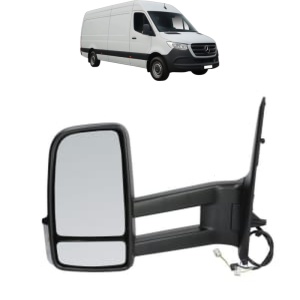 Oglinda Stanga MERCEDES-BENZ SPRINTER 4-t Van (B907, B910) din 2018 - 2025, Auto, Reglaj electric, Completa - Img 2