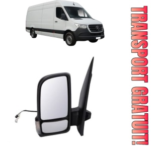 Oglinda Stanga MERCEDES-BENZ SPRINTER 4-t Van (B907, B910) din 2018 - 2025, Auto, Reglaj electric, Completa