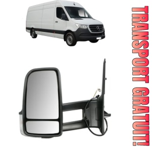 Oglinda Stanga MERCEDES-BENZ SPRINTER 4-t Van (B907, B910) din 2018 - 2025, Auto, Reglaj electric, Completa