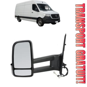 Oglinda Stanga MERCEDES-BENZ SPRINTER 4-t Van (B907, B910) din 2018 - 2025, Auto, Reglaj electric, Completa