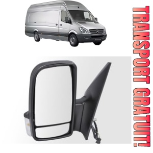 Oglinda Stanga MERCEDES-BENZ SPRINTER 5-t Van (B906) din 2006 - 2018, Auto, Reglaj manual, Completa