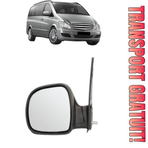 Oglinda Stanga MERCEDES-BENZ VIANO (W639) din 2003 - 2014, Auto, Reglaj manual, Completa