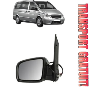 Oglinda Stanga MERCEDES-BENZ VITO Bus (W639) din 2003 - 2014, Auto, Reglaj electric, Completa