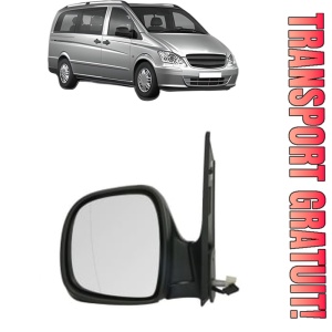 Oglinda Stanga MERCEDES-BENZ VITO Bus (W639) din 2003 - 2014, Auto, Reglaj electric, Completa