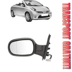 Oglinda Stanga NISSAN MICRA C+C III (K12) din 2005 - 2010, Auto, Reglaj electric, Completa