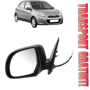 Oglinda Stanga NISSAN MICRA IV (K13K, K13KK) din 2010 - 2015, Auto, Reglaj electric, Completa