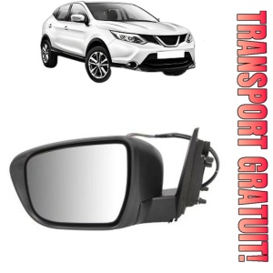 Oglinda Stanga NISSAN QASHQAI II (J11, J11_) din 2013 - 2020, Auto, Reglaj electric, Completa