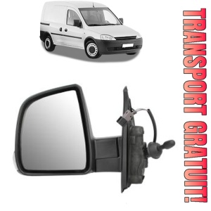 Oglinda Stanga OPEL COMBO Box Body/MPV din 2001 - 2012, Auto, Reglaj mecanic, Completa