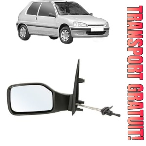 Oglinda Stanga PEUGEOT 106 II (1A_, 1C_) din 1996 - 2004, Auto, Reglaj mecanic, Completa