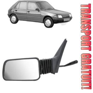 Oglinda Stanga PEUGEOT 205 II (20A/C) din 1987 - 1998, Auto, Reglaj mecanic, Completa