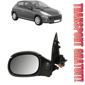Oglinda Stanga PEUGEOT 206+ (2L_, 2M_) din 2009 - 2013, Auto, Reglaj electric, Completa