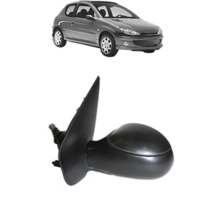 Oglinda Stanga PEUGEOT 206 Hatchback (2A/C) din 1998 - 2012, Auto, Reglaj mecanic, Completa - Img 2