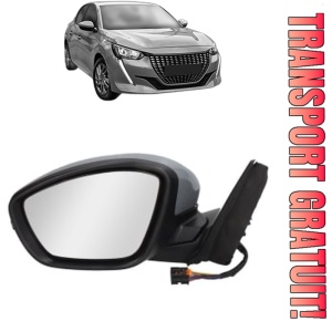 Oglinda Stanga PEUGEOT 208 II (UB_, UP_, UW_, UJ_) din 2019 - 2025, Auto, Reglaj electric, Completa