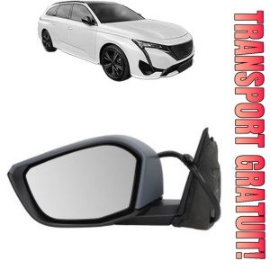 Oglinda Stanga PEUGEOT 308 SW III (FC_, FJ_, FR_, F4_, FN_) din 2021 - 2023, Auto, Reglaj electric, Completa