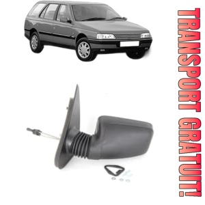Oglinda Stanga PEUGEOT 405 II Estate Van (4E_) din 1992 - 1995, Auto, Reglaj mecanic, Completa