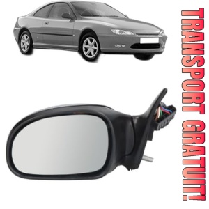 Oglinda Stanga PEUGEOT 406 Coupe (8C) din 1997 - 2004, Auto, Reglaj electric, Completa