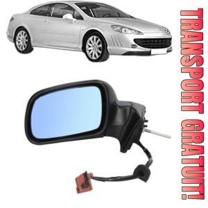 Oglinda Stanga PEUGEOT 407 Coupe (6C_) din 2005 - 2009, Auto, Reglaj electric, Completa