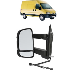 Oglinda Stanga PEUGEOT BOXER Van din 2006 - 2023, Auto, Reglaj manual, Completa - Img 2