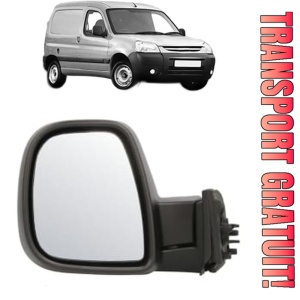 Oglinda Stanga PEUGEOT PARTNER Box Body/MPV din 2008 - 2016, Auto, Reglaj electric, Completa