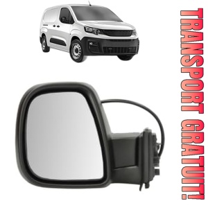 Oglinda Stanga PEUGEOT PARTNER Box Body/MPV (K9) din 2018 - 2023, Auto, Reglaj electric, Completa