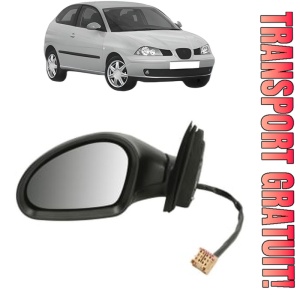 Oglinda Stanga SEAT IBIZA III (6L1) din 2002 - 2009, Auto, Reglaj electric, Completa