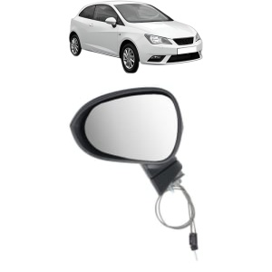Oglinda Stanga SEAT IBIZA IV SC (6J1, 6P5) din 2008 - 2016, Auto, Reglaj mecanic, Completa - Img 2