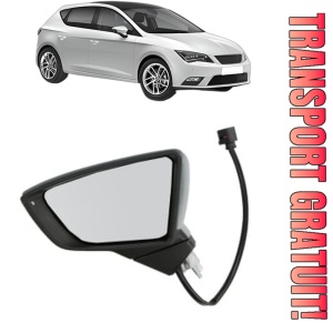 Oglinda Stanga SEAT LEON (5F1) din 2012 - 2020, Auto, Reglaj electric, Completa