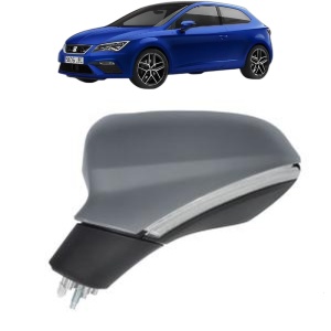 Oglinda Stanga SEAT LEON (KL1, KLG) din 2019 - 2024, Auto, Reglaj electric, Completa - Img 2