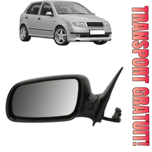 Oglinda Stanga SKODA FABIA I (6Y2) din 1999 - 2008, Auto, Reglaj electric, Completa