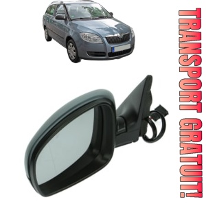 Oglinda Stanga SKODA FABIA II Combi (545) din 2007 - 2014, Auto, Reglaj electric, Completa