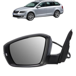 Oglinda Stanga SKODA OCTAVIA III Combi (5E5, 5E6) din 2012 - 2020, Auto, Reglaj electric, Completa - Img 2