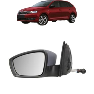 Oglinda Stanga SKODA RAPID Spaceback (NH1) din 2012 - 2019, Auto, Reglaj mecanic, Completa - Img 2