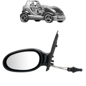 Oglinda Stanga SMART CROSSBLADE (450) din 2002 - 2003, Auto, Reglaj mecanic, Completa - Img 2