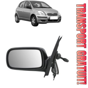 Oglinda Stanga TOYOTA YARIS (_P1_) din 1999 - 2005, Auto, Reglaj mecanic, Completa