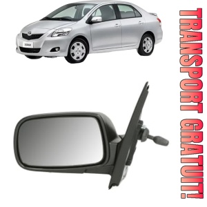 Oglinda Stanga TOYOTA YARIS / VIOS Saloon (_P9_) din 2005 - 2013, Auto, Reglaj mecanic, Completa