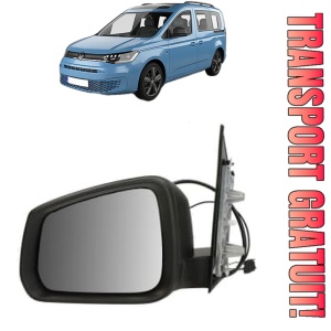 Oglinda Stanga Volkswagen CADDY IV Box Body/MPV (SAA, SAH) din 2015 - 2020, Auto, Reglaj electric, Completa