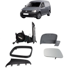 Oglinda Stanga Volkswagen CADDY IV MPV (SAB, SAJ) din 2015 - 2020, Auto, Reglaj electric, Completa - Img 2