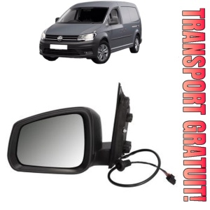 Oglinda Stanga Volkswagen CADDY IV MPV (SAB, SAJ) din 2015 - 2020, Auto, Reglaj electric, Completa