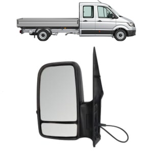 Oglinda Stanga Volkswagen CRAFTER 30-50 Platform/Chassis (2F_) din 2006 - 2016, Auto, Reglaj manual, Completa - Img 2