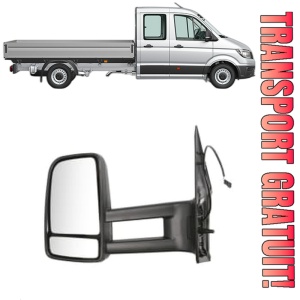 Oglinda Stanga Volkswagen CRAFTER 30-50 Platform/Chassis (2F_) din 2006 - 2016, Auto, Reglaj manual, Completa